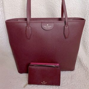 Kate Spade Lori tote + wallet